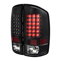 Spec'D Tuning Products - Spec-D 2002-2006 Dodge RAM V2 LED Tail Lights (Matte Black Housing/Clear Lens) - Image 1