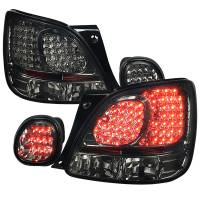 Spec'D Tuning Products - Spec-D 1998-2005 Lexus GS300/GS400/GS430 LED Tail Lights & Trunk Lights (Chrome Housing/Red Smoke Lens) - Image 1