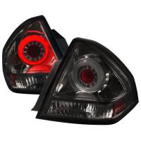 Spec'D Tuning Products - Spec-D 2006-2013 Chevrolet Impala/ 2014-2016 Impala Limited LED Tail Lights (Chrome Housing/Smoke Lens) - Image 1