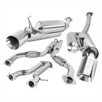 Spec'D Tuning Products - Spec-D 2009-2018 Nissan 370Z Dual Catback Exhaust System (Rolled Tip) - Image 1
