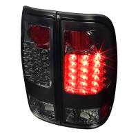 Spec'D Tuning Products - Spec-D 1997-2007 Ford F-150/F-250/F-350/F-450/F-550 Styleside LED Tail Lights (Chrome Housing/Smoke Lens) - Image 1