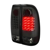 Spec'D Tuning Products - Spec-D 2008-2016 Ford F-250/F-350/F-450/F-550 Super Duty LED Tail Lights (Chrome Housing/Smoke Lens) - Image 1