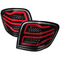 Spec'D Tuning Products - Spec-D 2006-2011 Mercedes Benz W164 ML Class LED Tail Lights (Jet Black Housing/Clear Lens) - Image 1