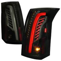 Spec'D Tuning Products - Spec-D 2003-2007 Cadillac CTS LED Tail Lights (Glossy Black Housing/Smoke Lens) - Image 1