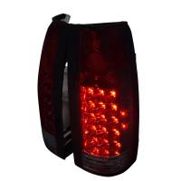 Spec'D Tuning Products - Spec-D 1988-2000 Chevrolet C/K C10/Silverado/Tahoe/Suburban GMC Sierra/Jimmy/Yukon APC LED Tail Lights (Chrome Housing/Red Smoke Lens) - Image 1
