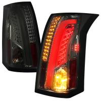 Spec'D Tuning Products - Spec-D 2003-2007 Cadillac CTS LED Tail Lights (Chrome Housing/Smoke Lens) - Image 1
