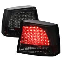 Spec'D Tuning Products - Spec-D 2005-2008 Dodge Charger LED Tail Lights (Chrome Housing/Smoke Lens) - Image 1