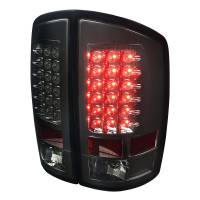 Spec'D Tuning Products - Spec-D 2007-2009 Dodge RAM LED Tail Lights (Chrome Housing/Smoke Lens) - Image 1