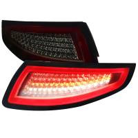 Spec'D Tuning Products - Spec-D 2005-2008 Porsche 911 997 Carrera / 2007-2009 911 997 GT3 LED Tail Lights (Chrome Housing/Red Smoke Lens) - Image 1