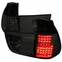 Spec'D Tuning Products - Spec-D 2000-2006 BMW E53 X5 LED Tail Lights - OZ (Chrome Housing/Smoke Lens) - Image 1