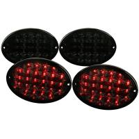 Spec'D Tuning Products - Spec-D 1997-2004 Chevrolet Corvette C5 LED Tail Lights (Chrome Housing/Smoke Lens) - Image 1