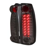 Spec'D Tuning Products - Spec-D 1988-2000 Chevrolet C/K C10/Silverado/Tahoe/Suburban GMC Sierra/Jimmy/Yukon LED Tail Lights (Chrome Housing/Smoke Lens) - Image 1