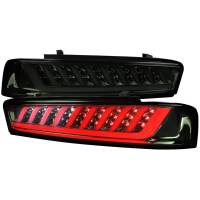Spec'D Tuning Products - Spec-D 2016-2018 Chevrolet Camaro Sequential LED Tail Lights (Chrome Housing/Smoke Lens) - Image 1