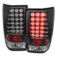 Spec'D Tuning Products - Spec-D 2004-2015 Nissan Titan LED Tail Lights (Matte Black Housing/Clear Lens) - Image 1