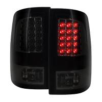 Spec'D Tuning Products - Spec-D 2009-2018 Dodge RAM 1500 / 2019-2021 Dodge RAM Classic / 2010-2018 RAM 2500 3500 LED Tail Lights (Glossy Black Housing/Smoke Lens) - Image 1