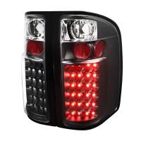 Spec'D Tuning Products - Spec-D 2007-2014 Chevrolet Silverado V2 LED Tail Lights (Matte Black Housing/Clear Lens) - Image 1