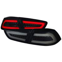 Spec'D Tuning Products - Spec-D 2008-2017 Mitsubishi Lancer / 2008-2015 Lancer EVO X Sedan LED Tail Lights (Glossy Black Housing/Smoke Lens) - Image 1
