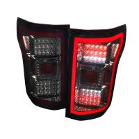 Spec'D Tuning Products - Spec-D 2018-2020 Ford F-150 LED Tail Lights (Chrome Housing/Red Smoke Lens) - Image 1