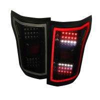 Spec'D Tuning Products - Spec-D 2018-2020 Ford F-150 LED Tail Lights (Glossy Black Housing/Smoke Lens) - Image 1