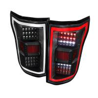 Spec'D Tuning Products - Spec-D 2018-2020 Ford F-150 LED Tail Lights (Matte Black Housing/Clear Lens) - Image 1