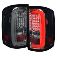 Spec'D Tuning Products - Spec-D 2014-2018 GMC Sierra 1500/2500HD/3500HD LED Tail Lights (Chrome Housing/Smoke Lens) - Image 1