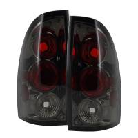 Spec'D Tuning Products - Spec-D 2005-2008 Toyota Tacoma Tail Lights (Chrome Housing/Smoke Lens) - Image 1