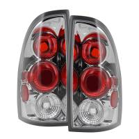 Spec'D Tuning Products - Spec-D 2005-2008 Toyota Tacoma Tail Lights (Chrome Housing/Clear Lens) - Image 1