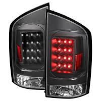 Spec'D Tuning Products - Spec-D 2005-2015 Nissan Armada V2 LED Tail Lights (Matte Black Housing/Clear Lens) - Image 1