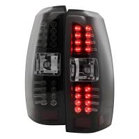 Spec'D Tuning Products - Spec-D 2007-2012 Chevrolet Avalanche LED Tail Lights (Matte Black Housing/Clear Lens) - Image 1