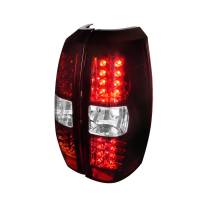 Spec'D Tuning Products - Spec-D 2007-2012 Chevrolet Avalanche LED Tail Lights (Chrome Housing/Red Lens) - Image 1