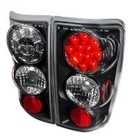 Spec'D Tuning Products - Spec-D 1995-2004 Chevrolet Blazer/S10 GMC Jimmy/Envoy Oldmosbile Bravada LED Tail Lights (Matte Black Housing/Clear Lens) - Image 1