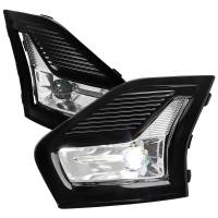 Spec'D Tuning Products - Spec-D 2019-2020 Ford Fusion LED Fog Lights Kit (Chrome Housing/Clear Lens) - Image 1