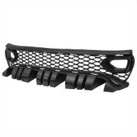 Spec'D Tuning Products - Spec-D 2015-2022 Dodge Charger SRT/RT/GT/Scat Pack Black Dual Snorkel Front Upper Grille - Image 1