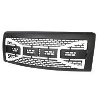 Spec'D Tuning Products - Spec-D 2009-2014 Ford F-150 Black Raptor Style Mesh Grille with LED Light Bar - Image 1