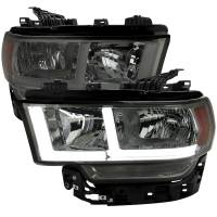 Spec'D Tuning Products - Spec-D 2019-2022 Dodge RAM 2500/3500/4500/5500 LED Bar Factory Style Headlights (Chrome Housing/Smoke Lens) - Image 1