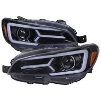 Spec'D Tuning Products - Spec-D 2015-2021 Subaru Impreza WRX STI LED Bar Sequential Turn Signal (Glossy Black Housing/Smoke Lens) - Image 1
