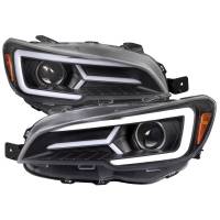 Spec'D Tuning Products - Spec-D 2015-2021 Subaru Impreza WRX STI LED Bar Sequential Turn Signal (Matte Black Housing/Clear Lens) - Image 1