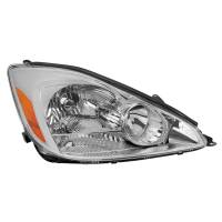Spec'D Tuning Products - Spec-D 2004-2005 Toyota Sienna Passenger/Right Side Factory Style Headlights w/ Amber Reflector (Chrome Housing/Clear Lens) - Image 1