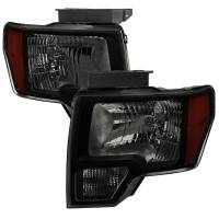 Spec'D Tuning Products - Spec-D 2009-2014 Ford F-150 Factory Style Headlights (Black Housing/Smoke Lens) - Image 1