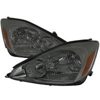 Spec'D Tuning Products - Spec-D 2004-2005 Toyota Sienna Factory Style Headlights w/ Amber Reflector (Chrome Housing/Smoke Lens) - Image 1