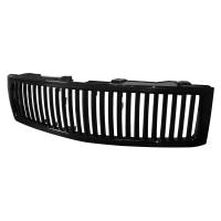Spec'D Tuning Products - Spec-D 2007-2013 Chevrolet Silverado 1500 Glossy Black ABS Vertical Grille - Image 1