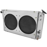 Spec'D Tuning Products - Spec-D 1982-2002 Chevrolet S10/Blazer/Corvette 3 Row Radiator with Dual Fan Shroud Design - Image 1