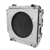 Spec'D Tuning Products - Spec-D 1987-2006 Jeep Wrangler TJ YJ 2.4L/4.2L 3-Row Radiator with Fan Shroud Design - Image 1