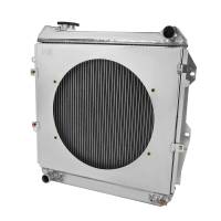 Spec'D Tuning Products - Spec-D 1988-1995 Toyota Pickup/4Runner V6 3 Row Radiator with Fan Shroud - Image 1