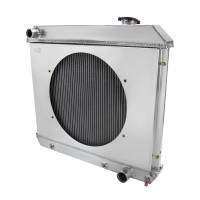 Spec'D Tuning Products - Spec-D 1963-1966 Pontiac Bonneville V8 3 Row Core Radiator with Fan Shroud - Image 1