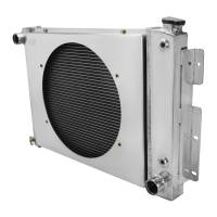 Spec'D Tuning Products - Spec-D 1967-1969 Chevrolet Camaro 4.1L L6 V8 3 Row Radiator with Fan Shroud - Image 1
