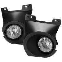 Spec'D Tuning Products - Spec-D 2011-2014 Ford F-150 Fog Light Bezels (Chrome Housing/Clear Lens) - Image 1