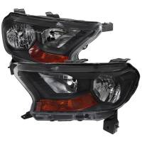 Spec'D Tuning Products - Spec-D 2019-2022 Ford Ranger XL XLT Factory Style Headlights (Matte Black Housing/Clear Lens) - Image 1