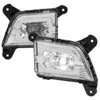 Spec'D Tuning Products - Spec-D 2019-2022 Chevrolet Silverado 1500 LED Fog Lights Kit (Chrome Housing/Clear Lens) - Image 1