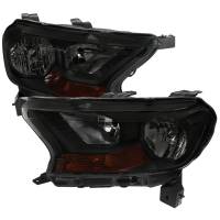 Spec'D Tuning Products - Spec-D 2019-2022 Ford Ranger XL/XLT Factory Style Halogen Headlights (Glossy Black Housing/Smoke Lens) - Image 1